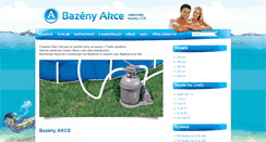 Desktop Screenshot of bazenyakce.com